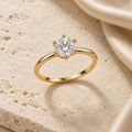 Colette Round Solitaire Ring — design illustration